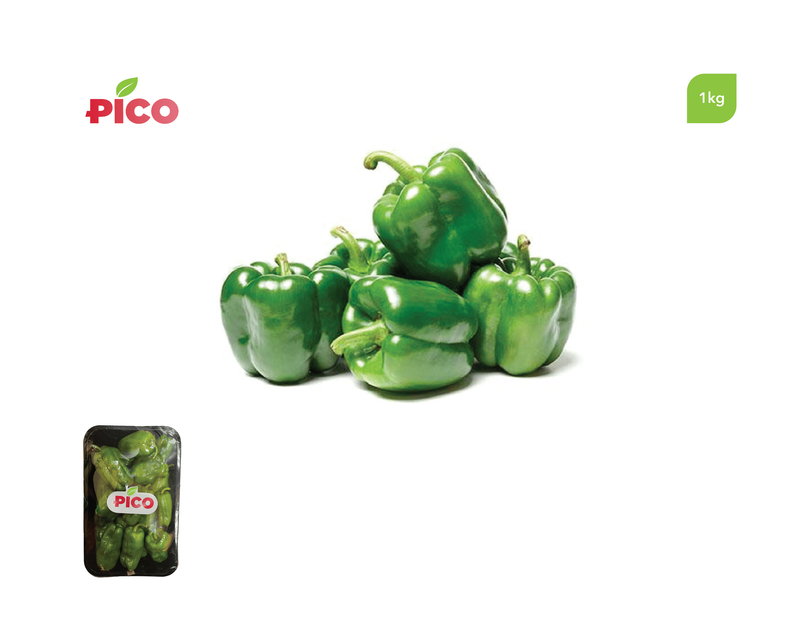 Roumi Green Peppers – 500g